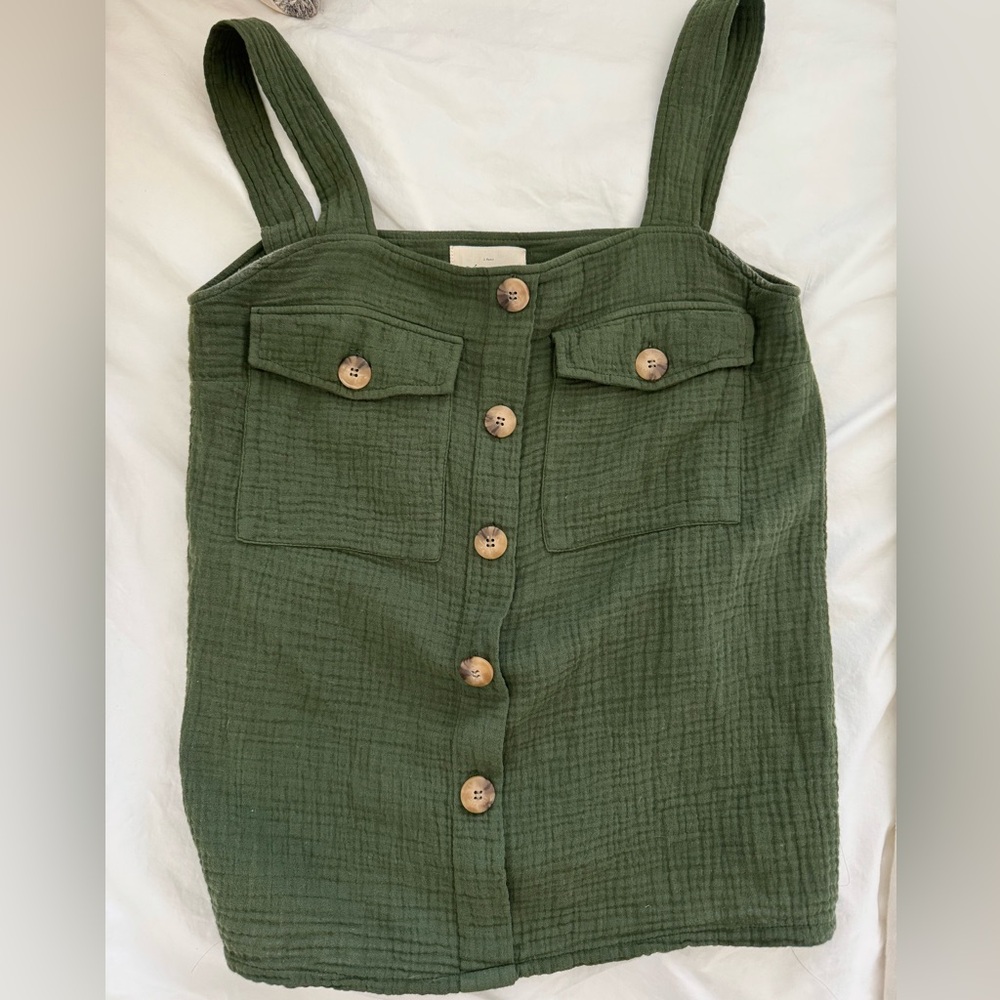 Sezane Samuel Top Kaki. - Size 34